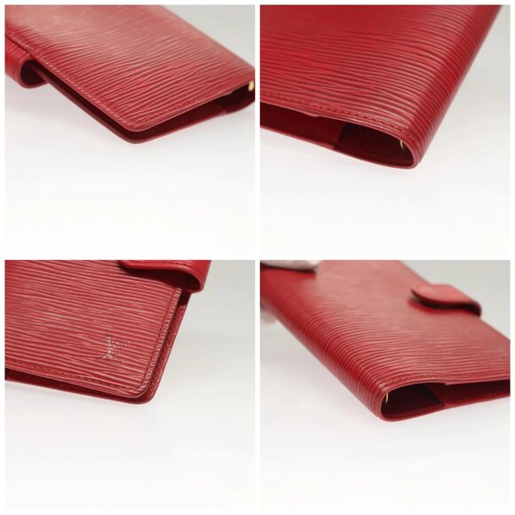 LOUIS VUITTON Epi Agenda PM Day Planner Cover Red R20057 LV Auth 118196 - Picture 15 of 16